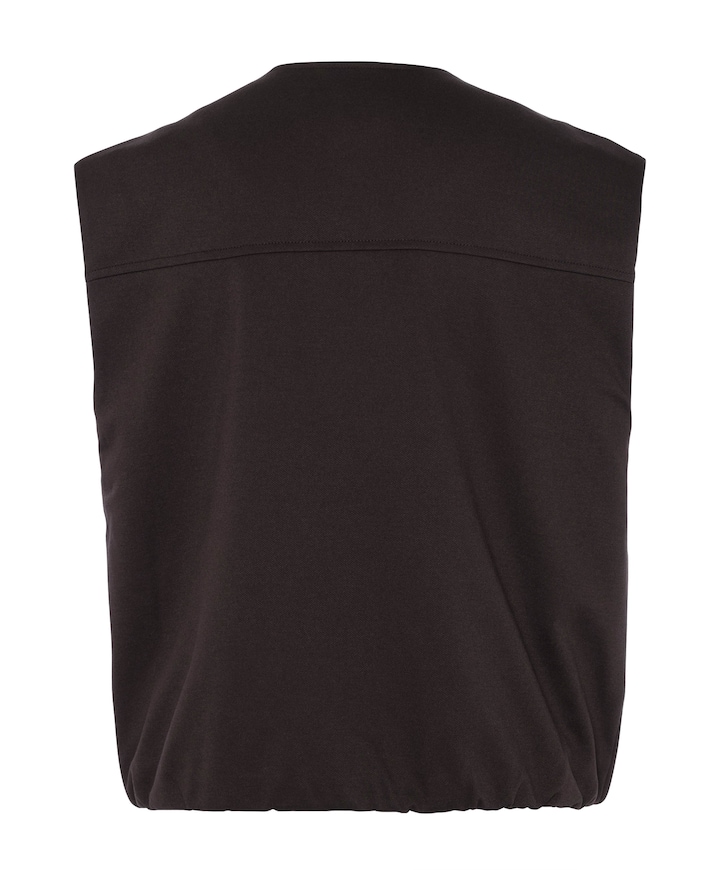 Dames gilet bruin