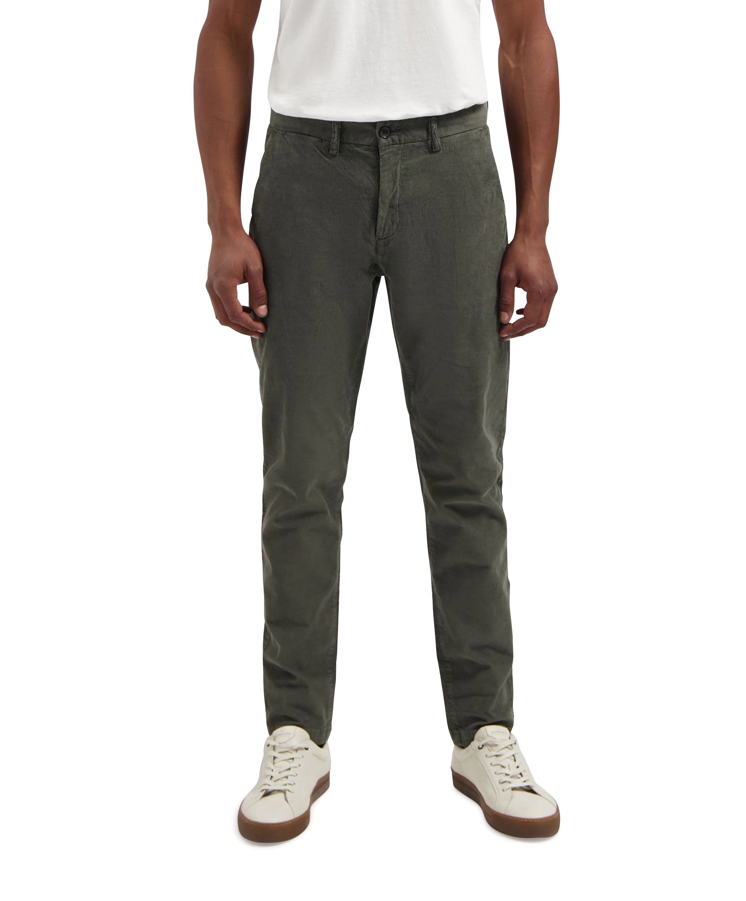 Lancaster Ribcord heren broek groen