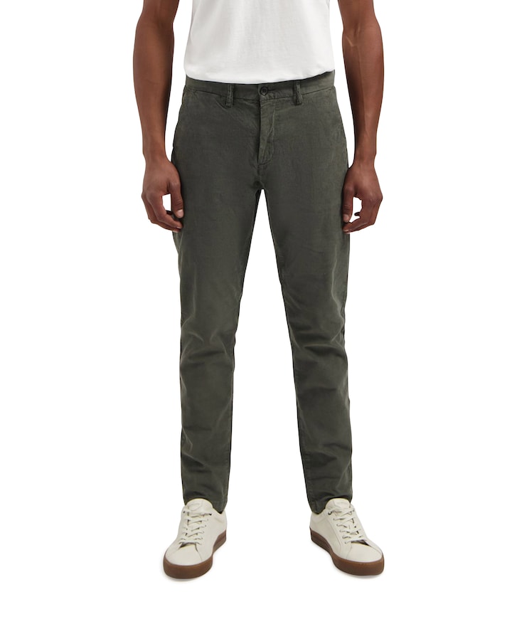 Lancaster Ribcord heren broek groen