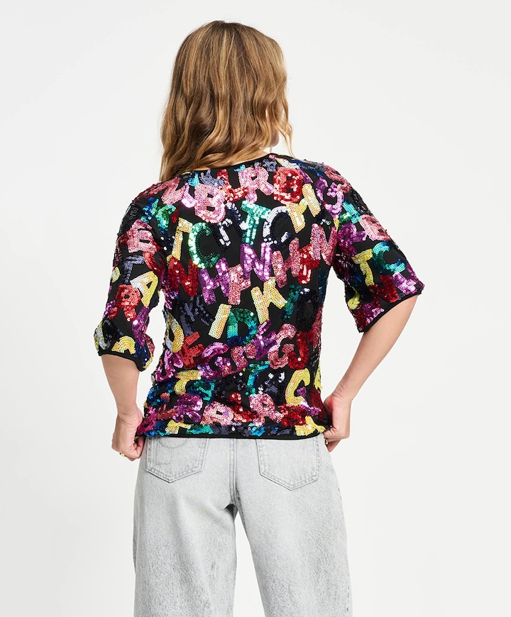 Dames top multicolor