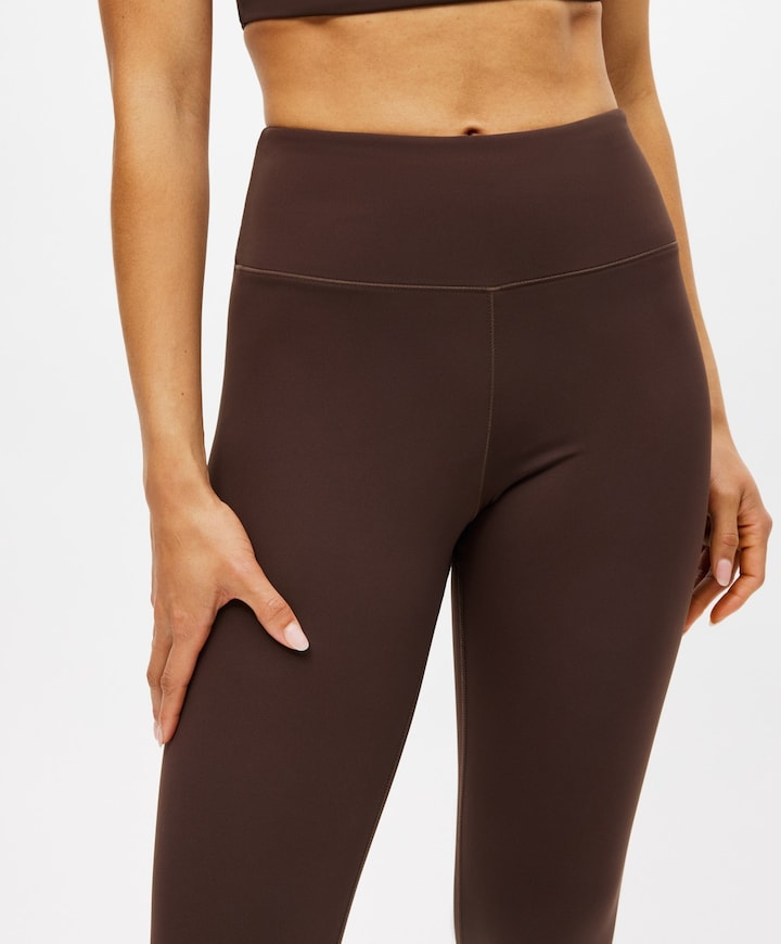 Legacy High Waist Tights dames tights bruin