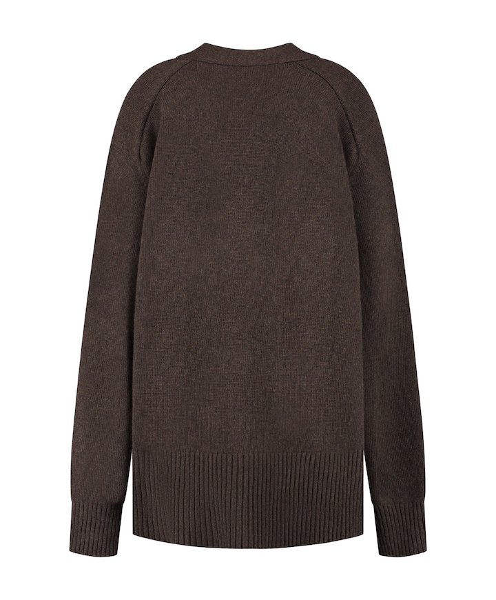 Dames vest bruin