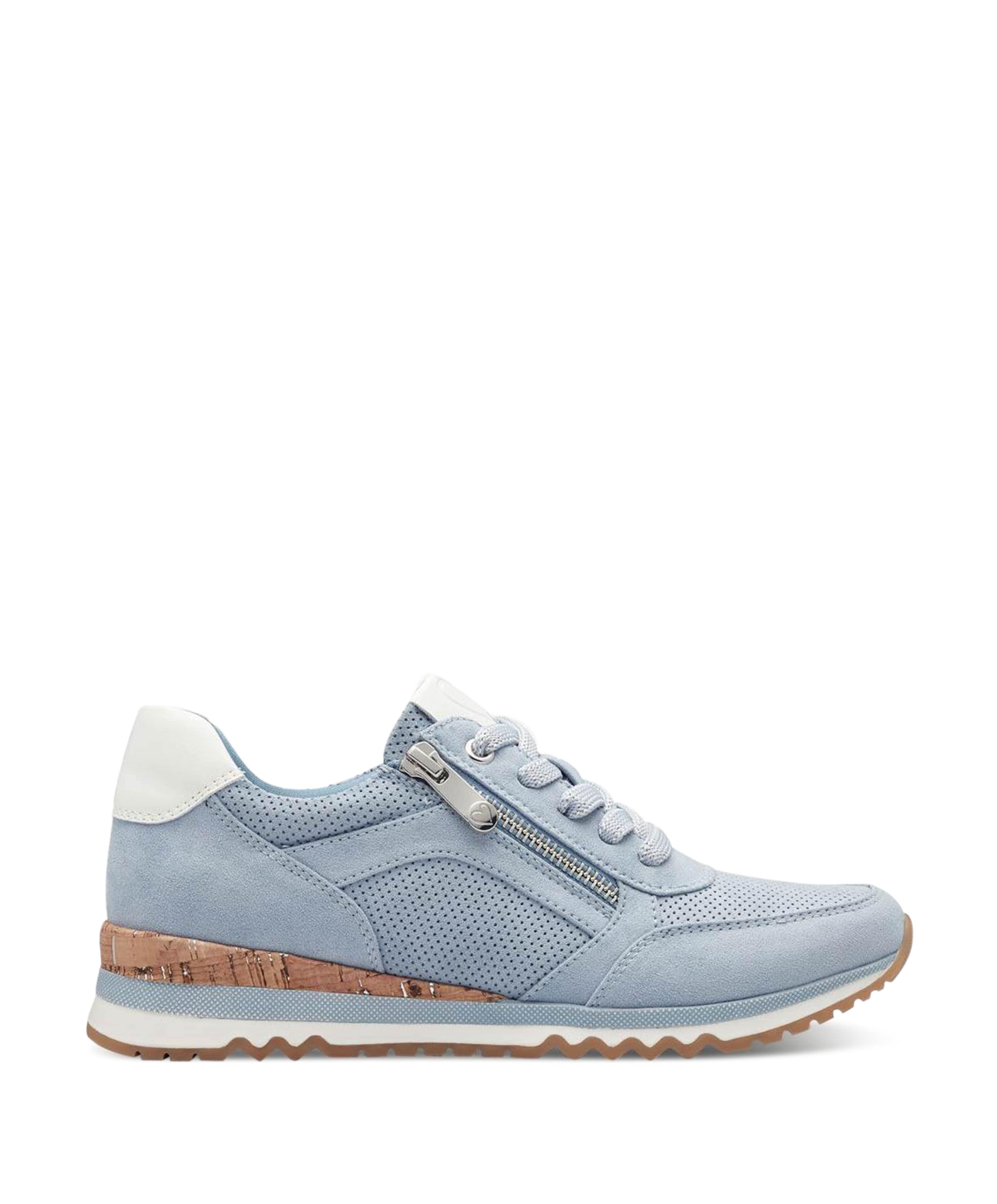 Women Lace-up dames sneakers blauw