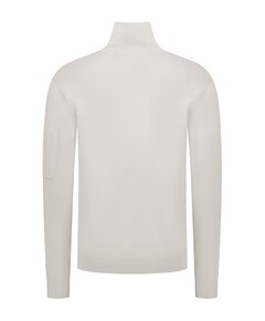 Heren trui met rits beige