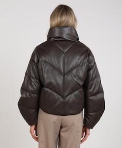 Dames jas bruin