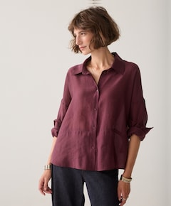Dames blouse bordeaux