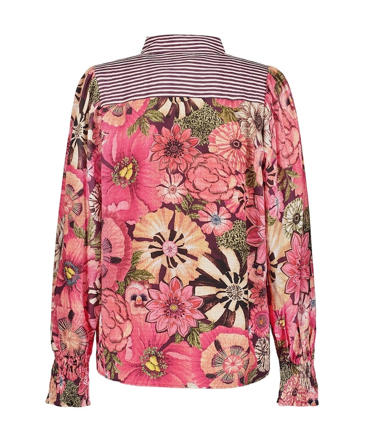 Dames blouse paars