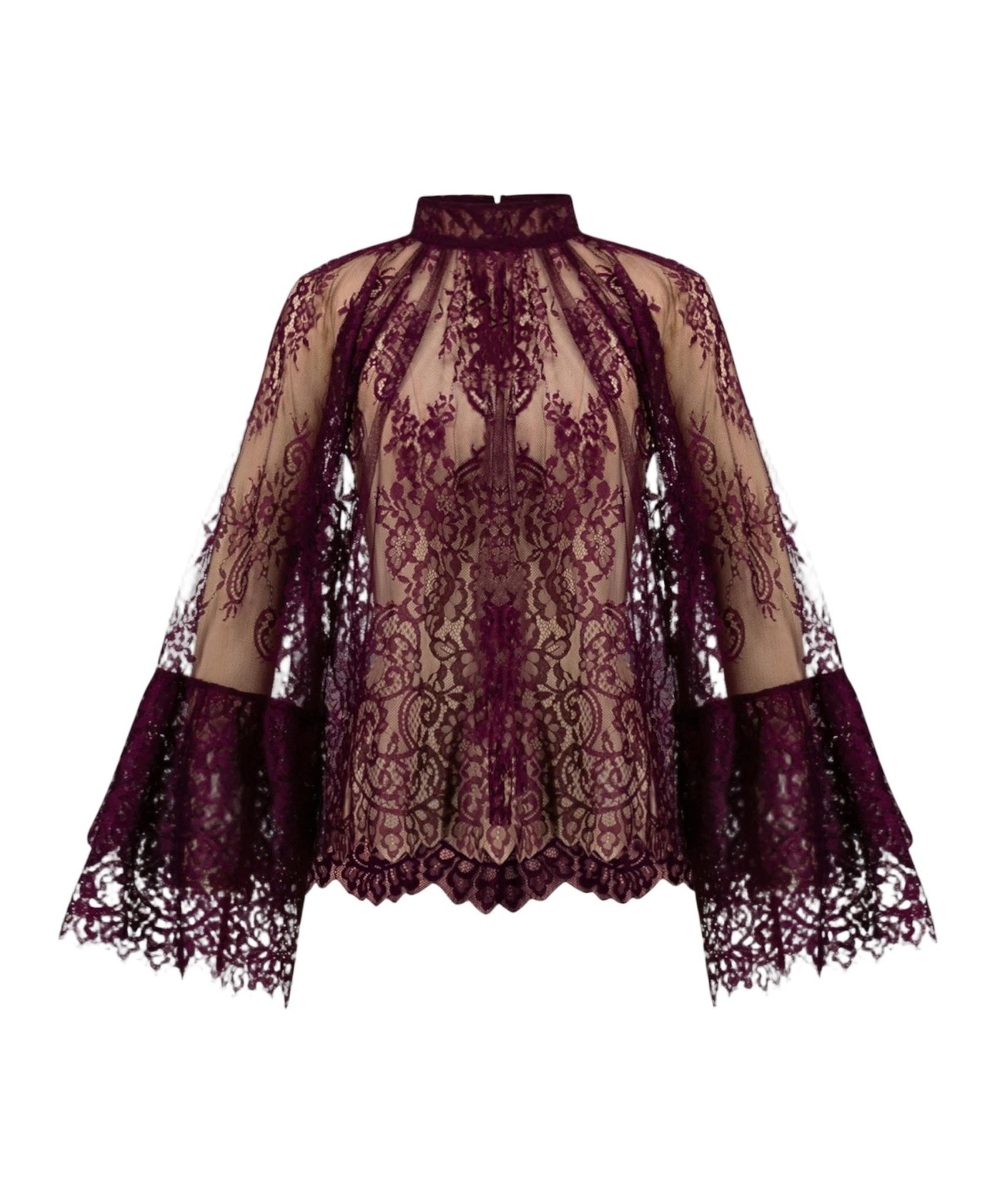 Dames blouse bordeaux