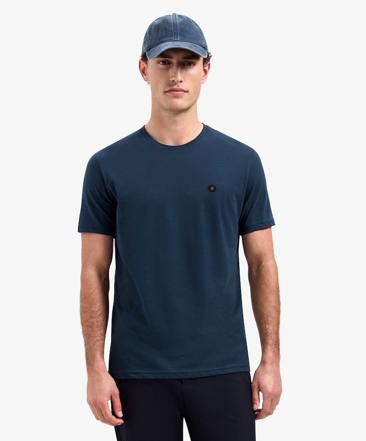 Heren T-shirt blauw