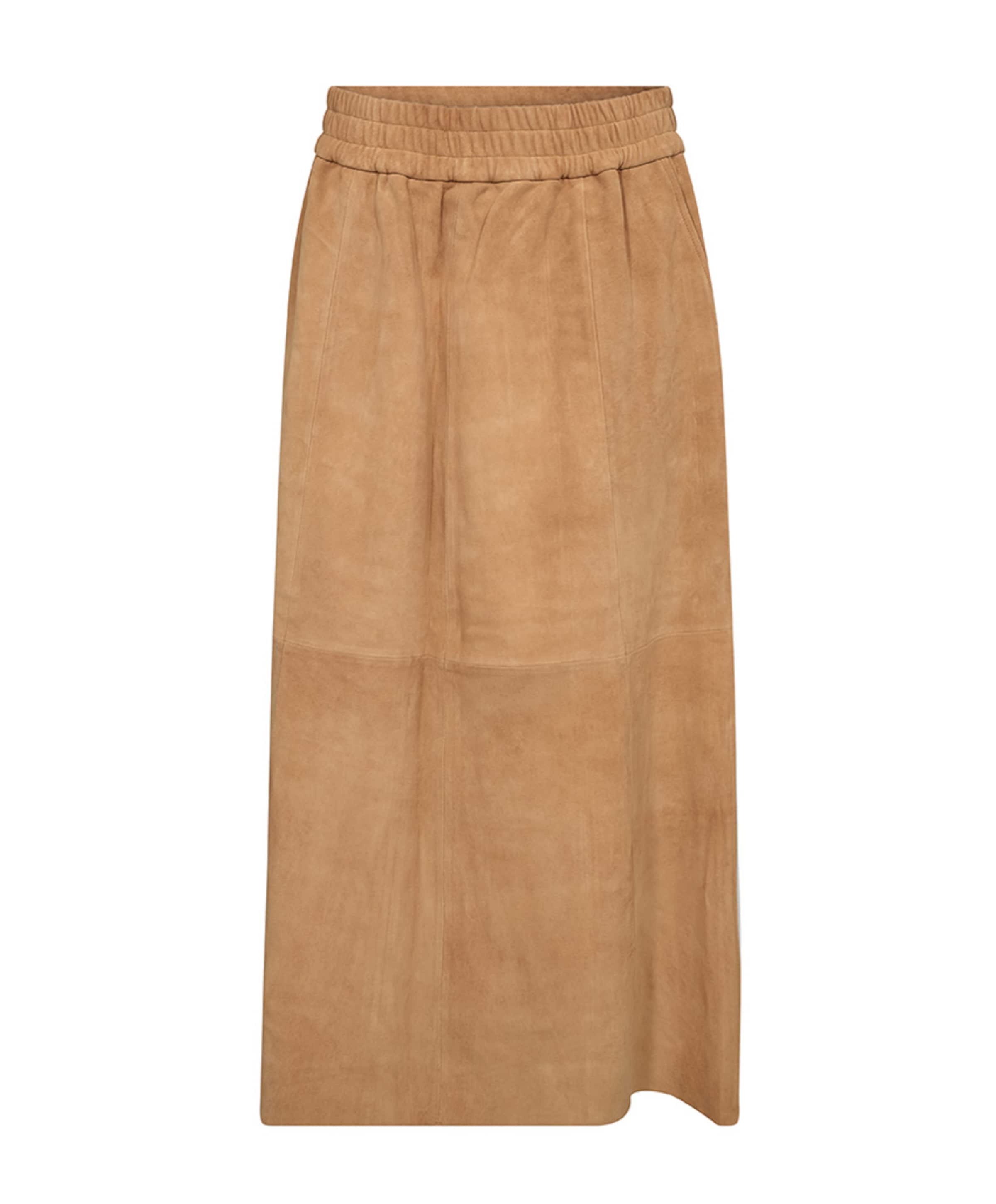 Dames rok beige