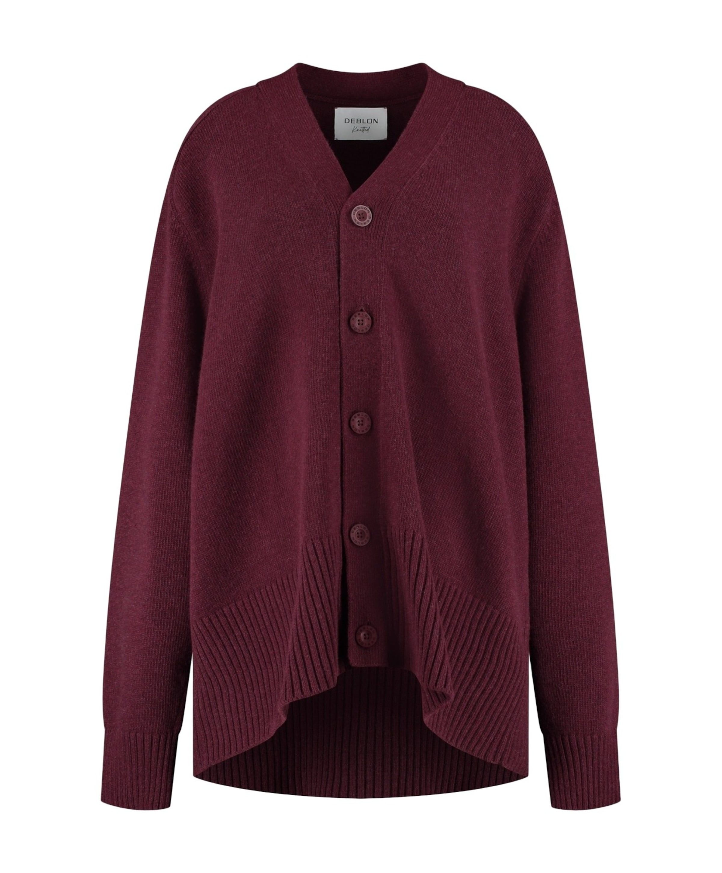 Dames vest bordeaux