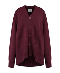 Dames vest bordeaux