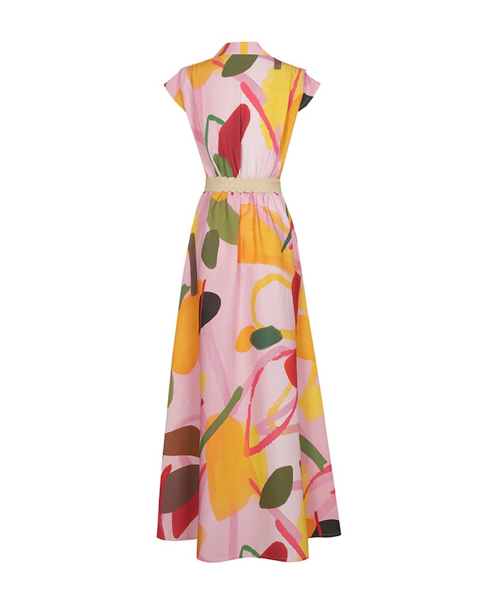 Dames jurk multicolor