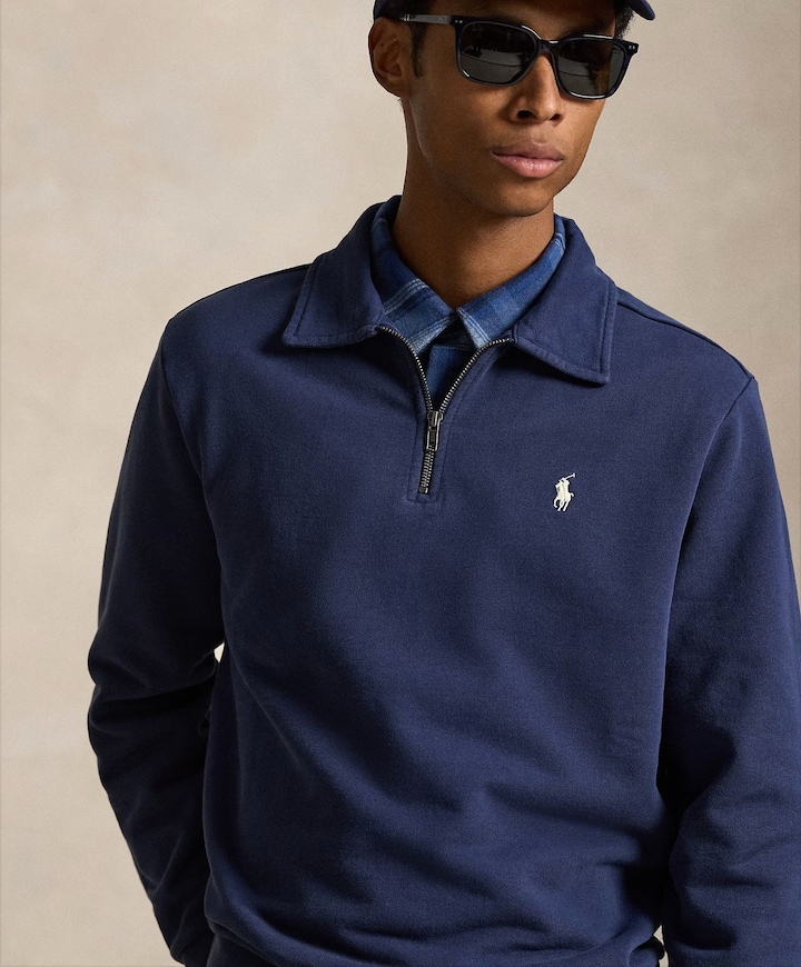 Heren sweater blauw