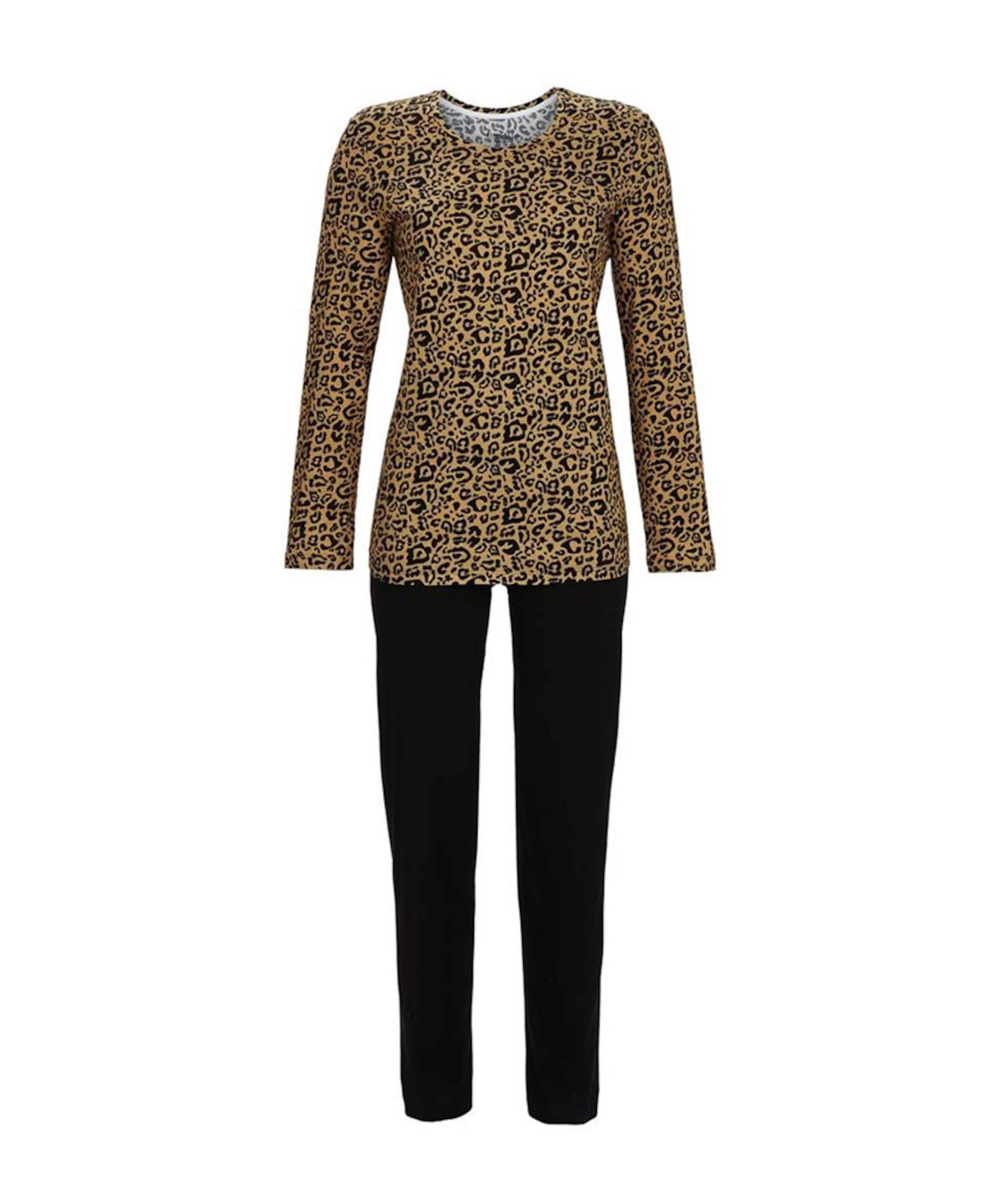 Dames pyjamaset beige