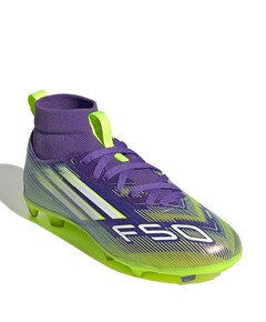 F50 League Fg/mg Mid J voetbalschoenen paars