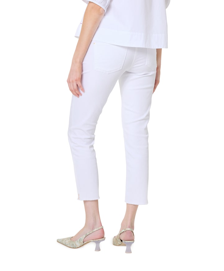 Piper short dames jeans wit