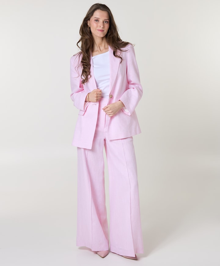 Dames blazer roze