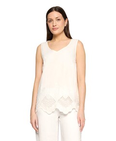 Dames top ecru