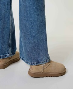 W classic micro dames clogs beige