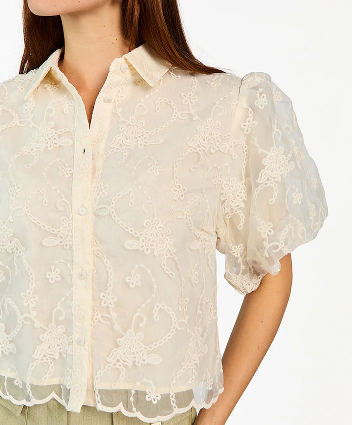 Dames blouse ecru
