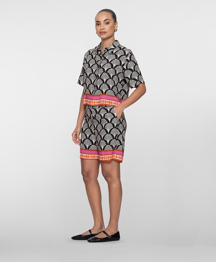 Dames korte broek zwart