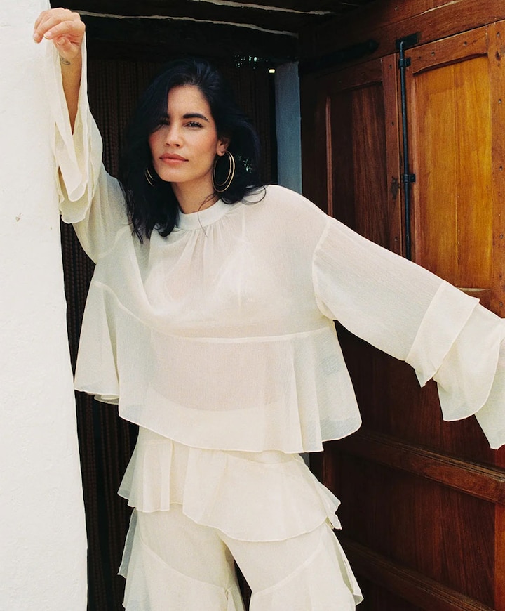 AYA PANTS dames broek ecru