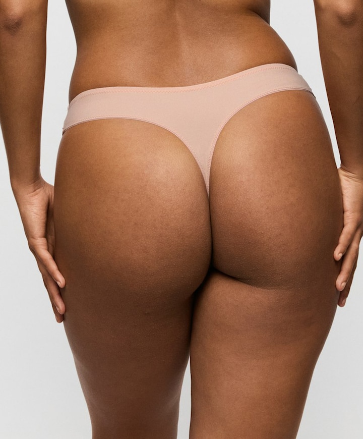 Dames string beige