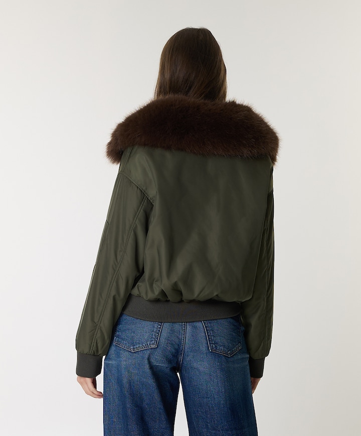Dames jas groen