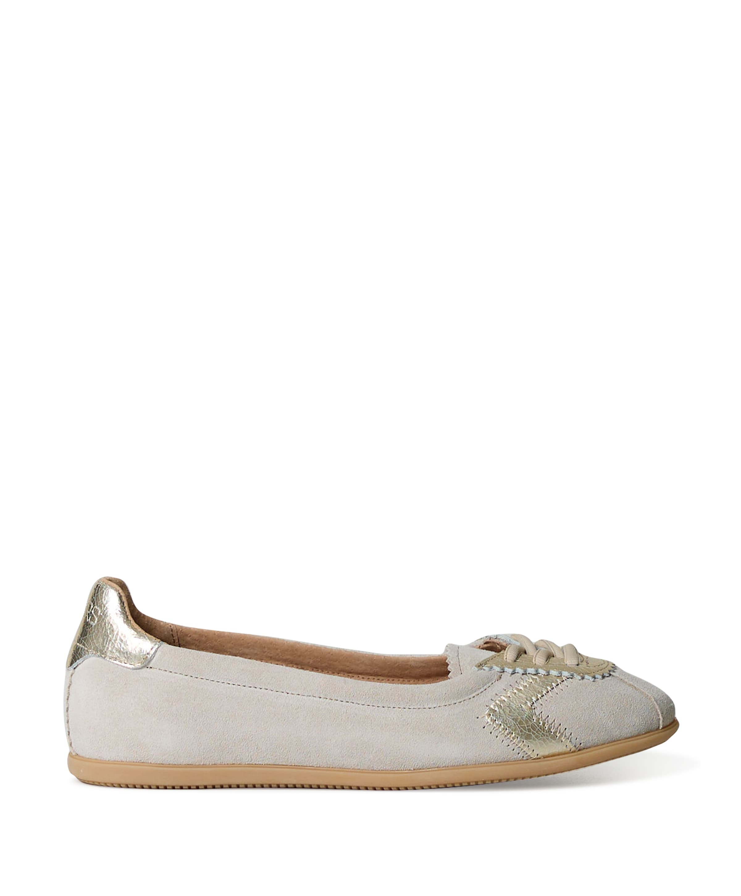 Temple dames ballerina's beige