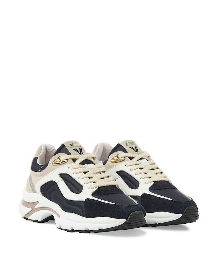 Vesper Macey dames sneakers blauw