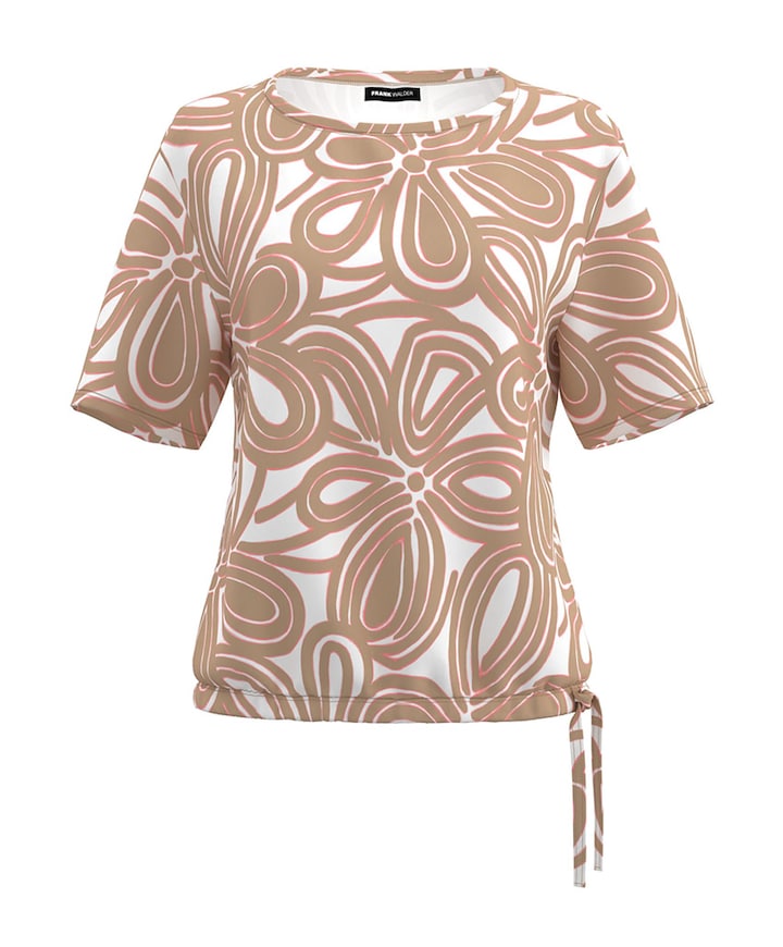 Dames T-shirt beige