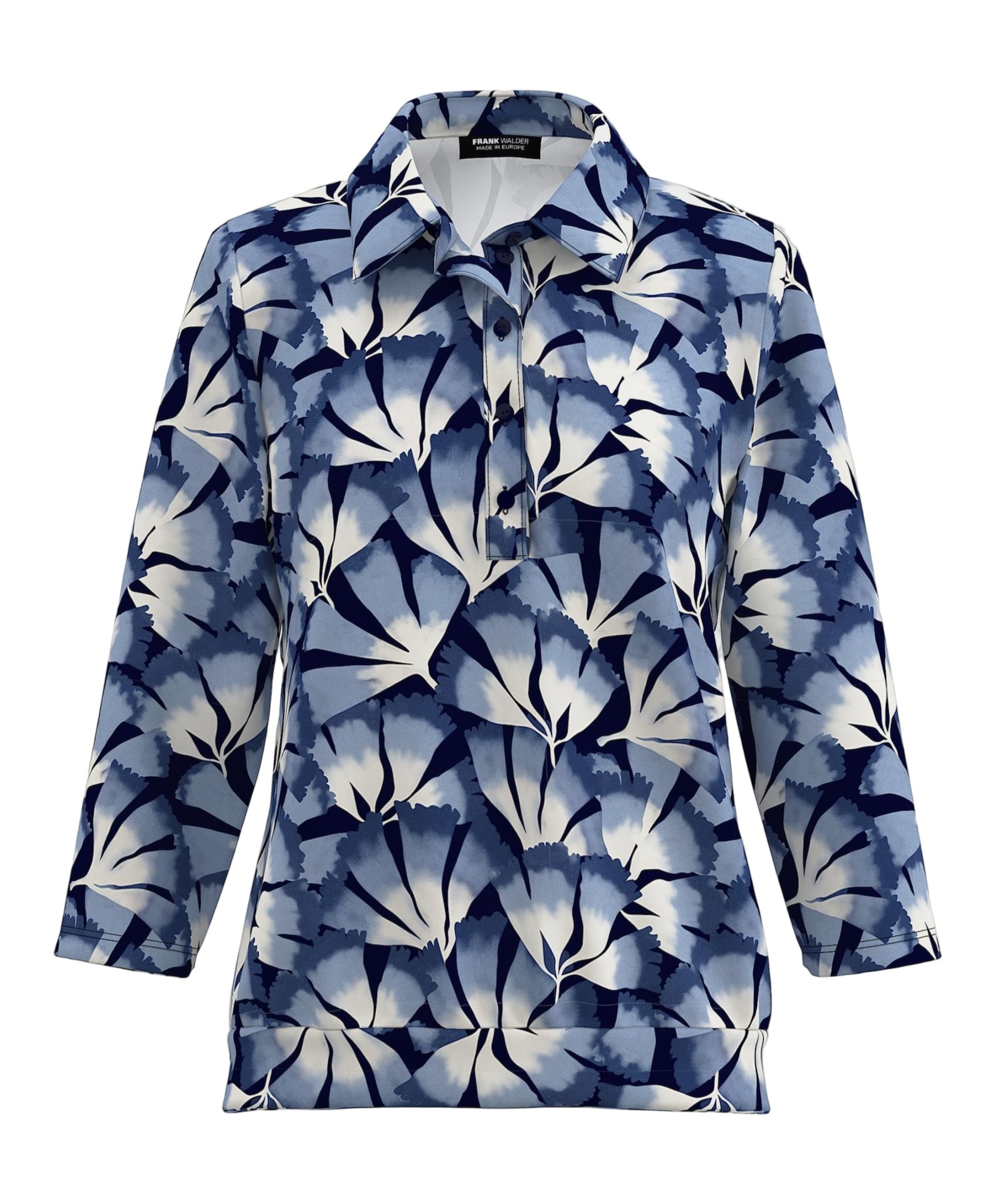 Dames polo blauw