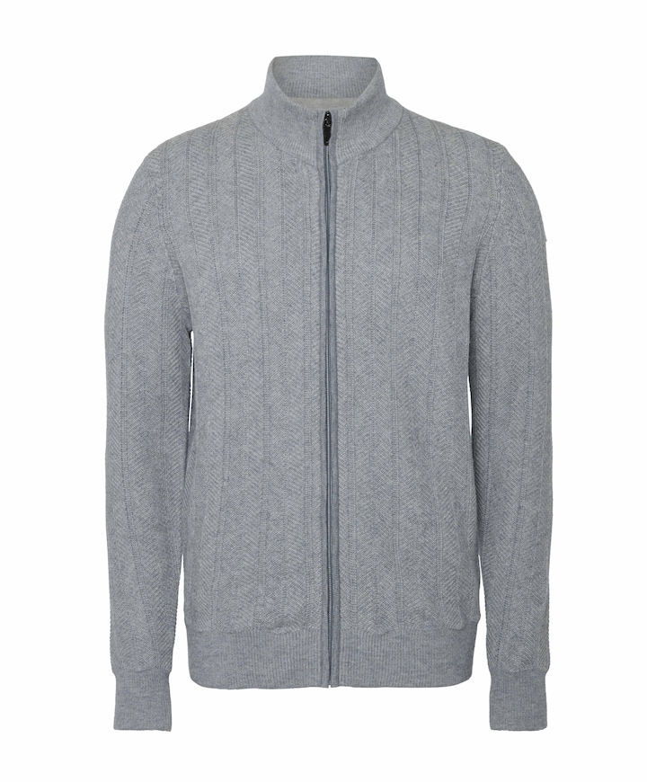 Heren vest grijs