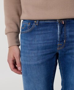 Nick Slim 5 Pocket jeans blauw