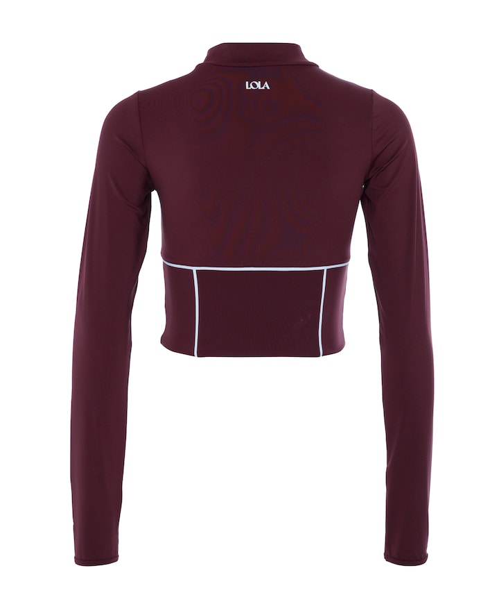 Dames t-shirt bordeaux