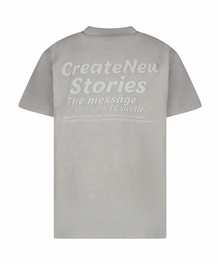 Jongens t-shirt grijs