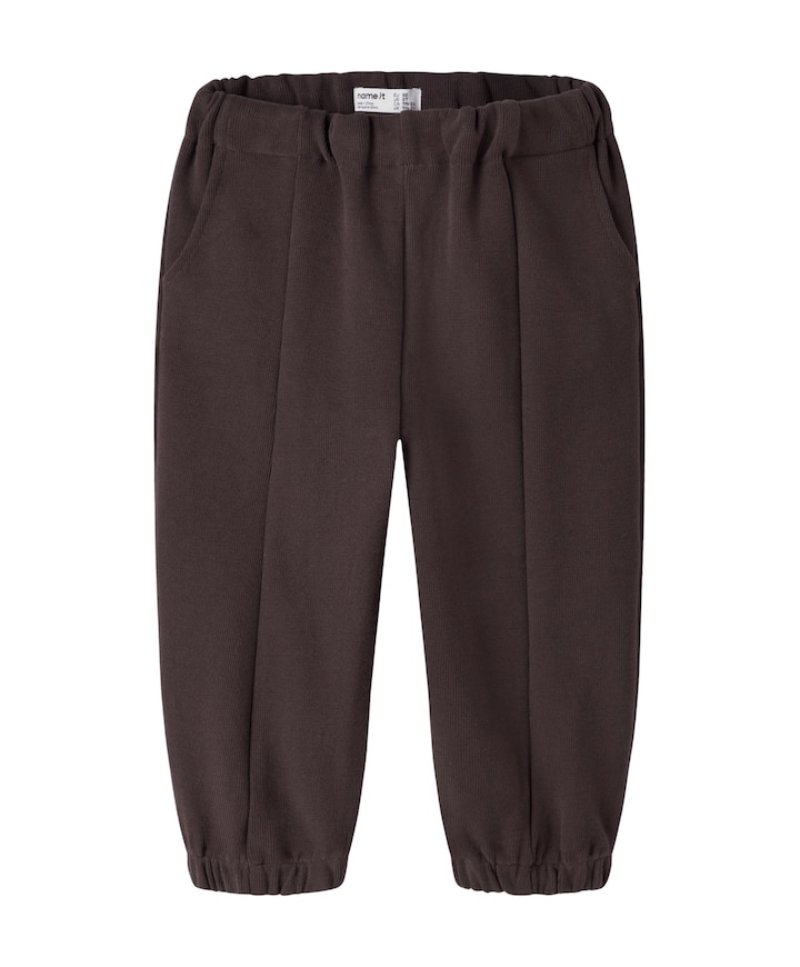 NMMOSBORNE BARREL SWEAT PANT meisjes broek bruin