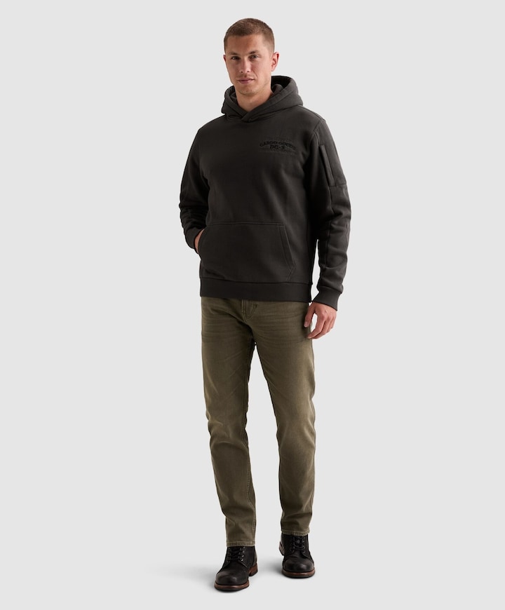 Heren hoodie zwart
