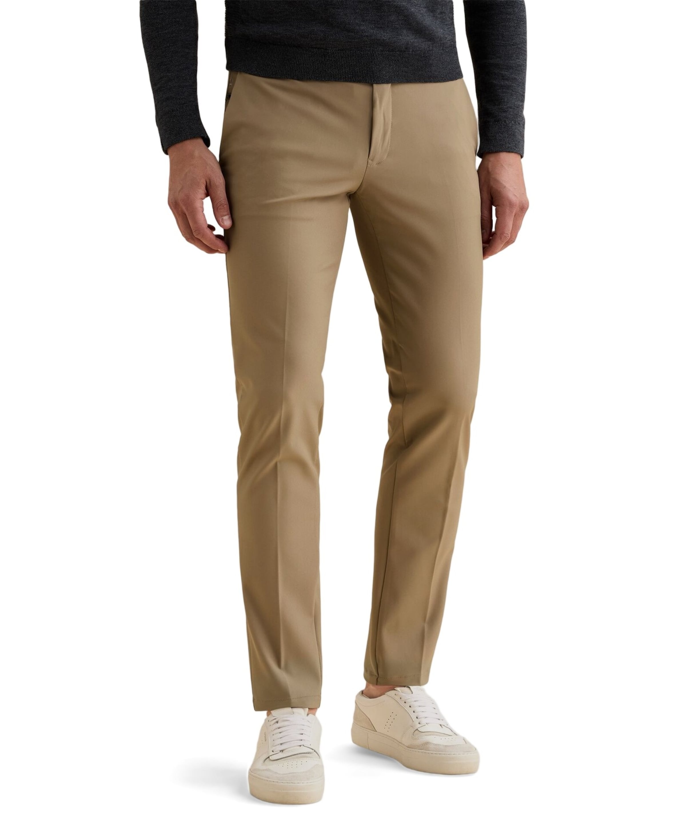 V12 CHINO TECH STRETCH heren broek beige
