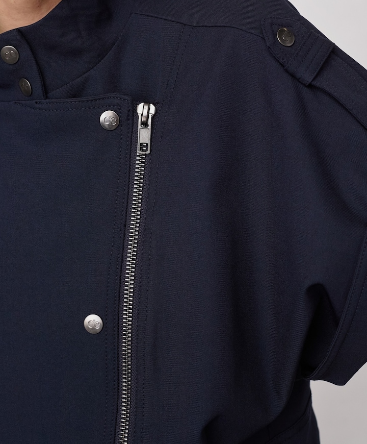 Dames gilet blauw