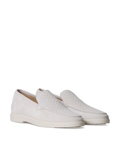 Simon blocks heren moccasins ecru