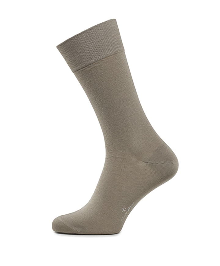 Heren sokken beige