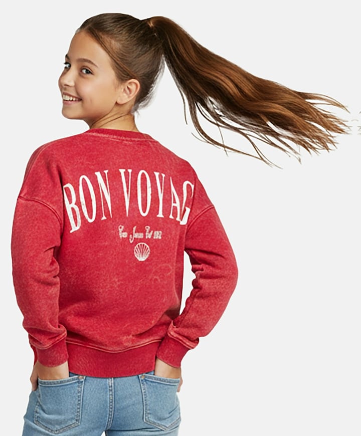 Meisjes sweater bordeaux