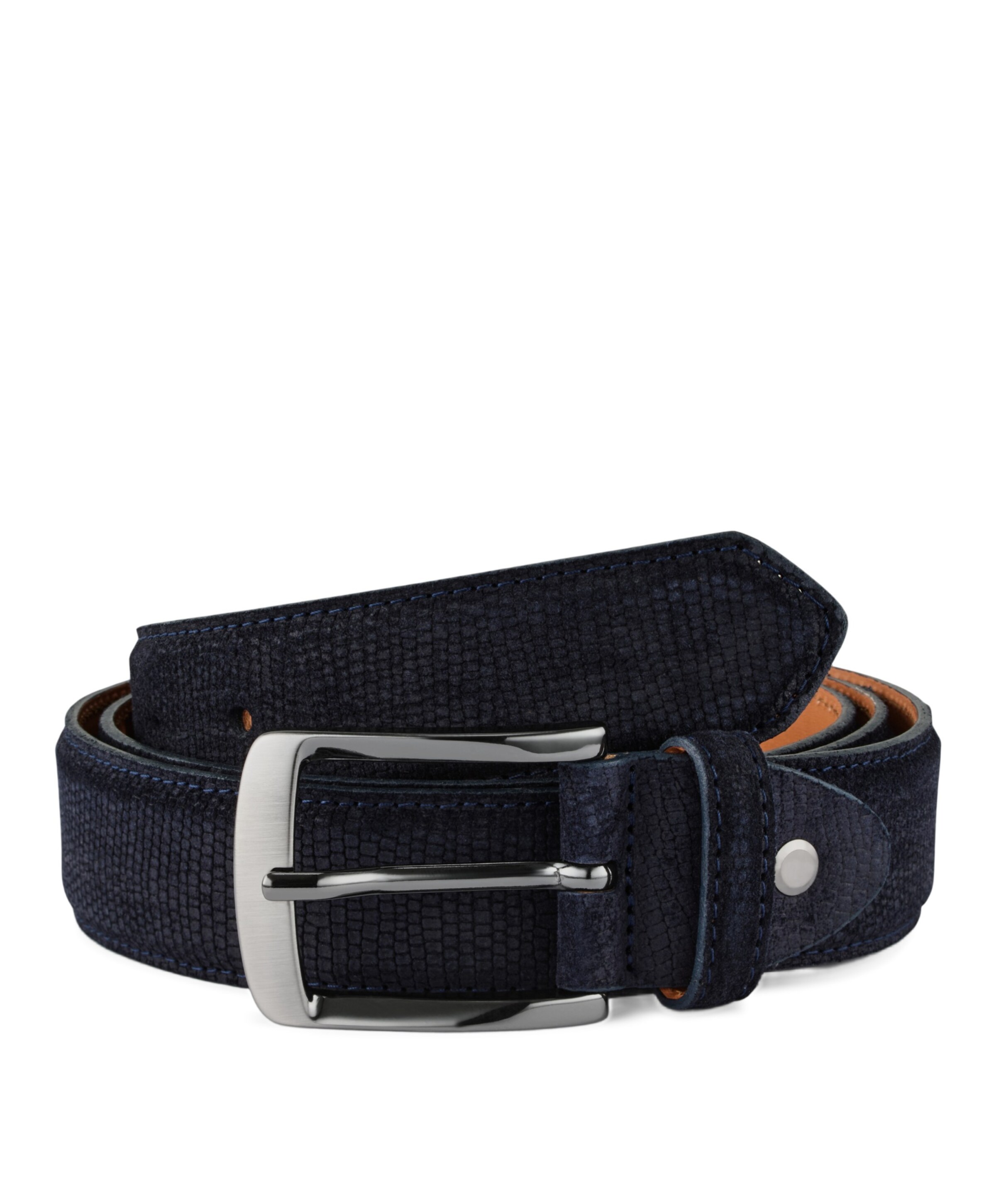 Heren riem blauw