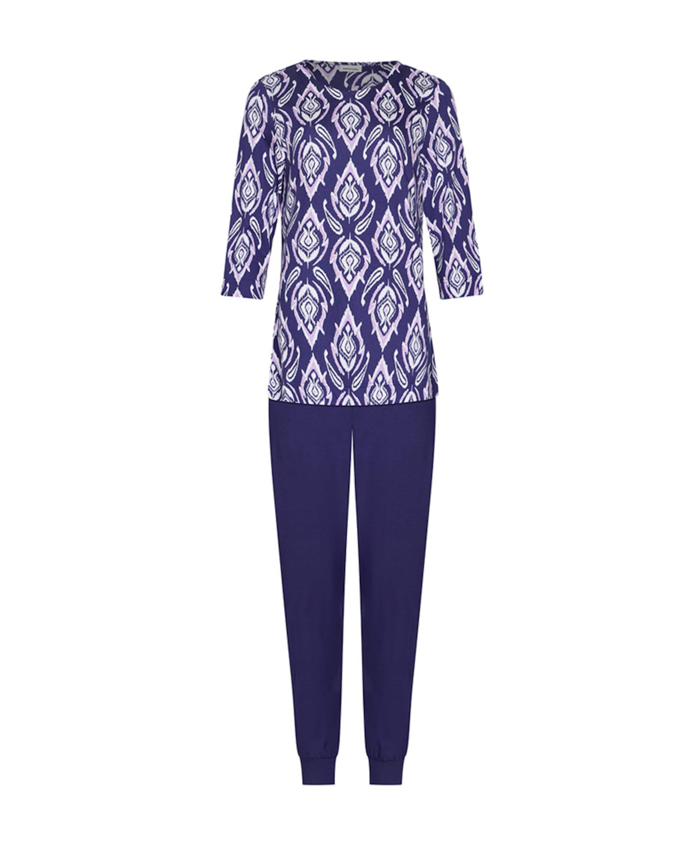 Dames pyjamaset blauw