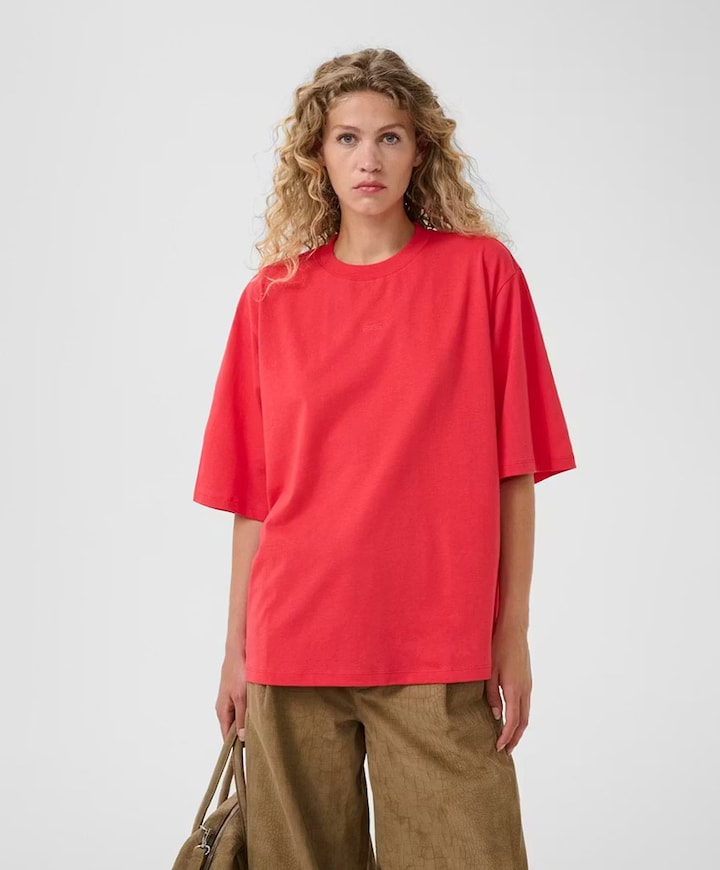 Dames T-shirt rood