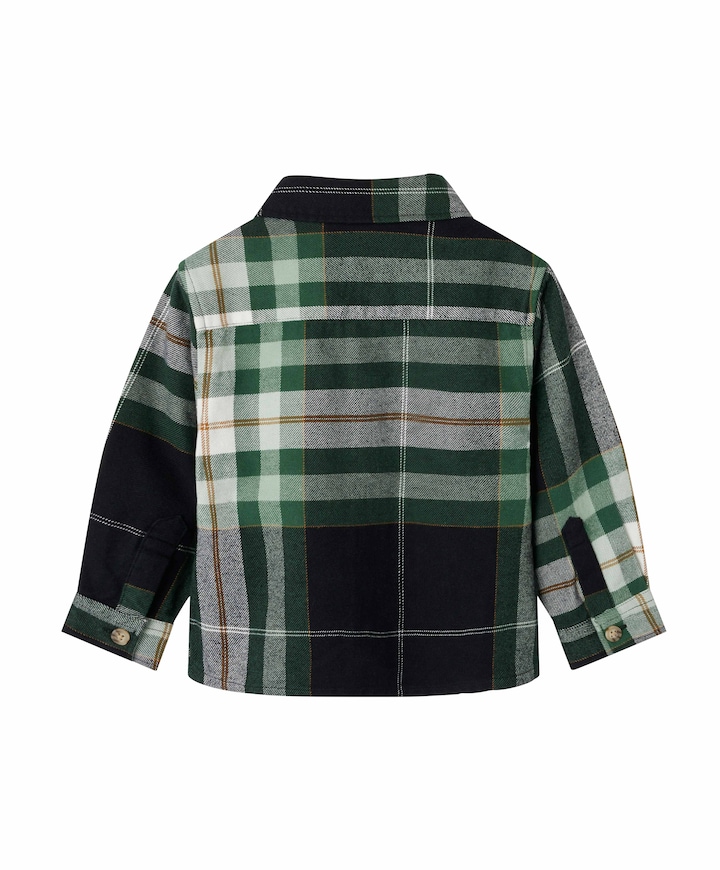 Overhemd lange mouw groen