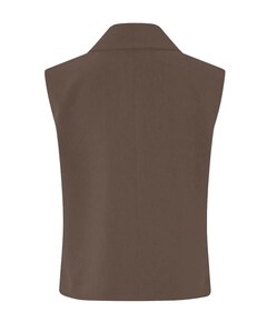 Dames gilet bruin