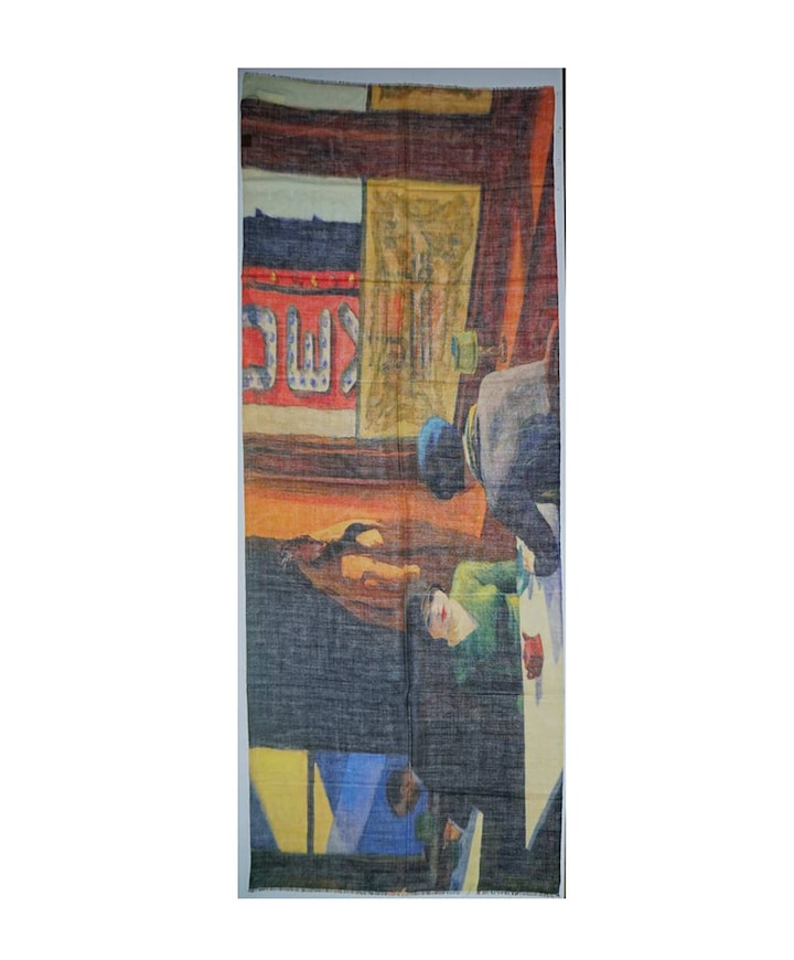 Dames sjaal multicolor